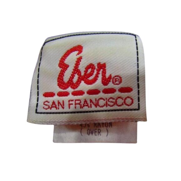 Eber Black Velvet Ivory Lace Collar Short Sleeve Mini Dress Women Size 7 Vintage - Picture 8 of 10